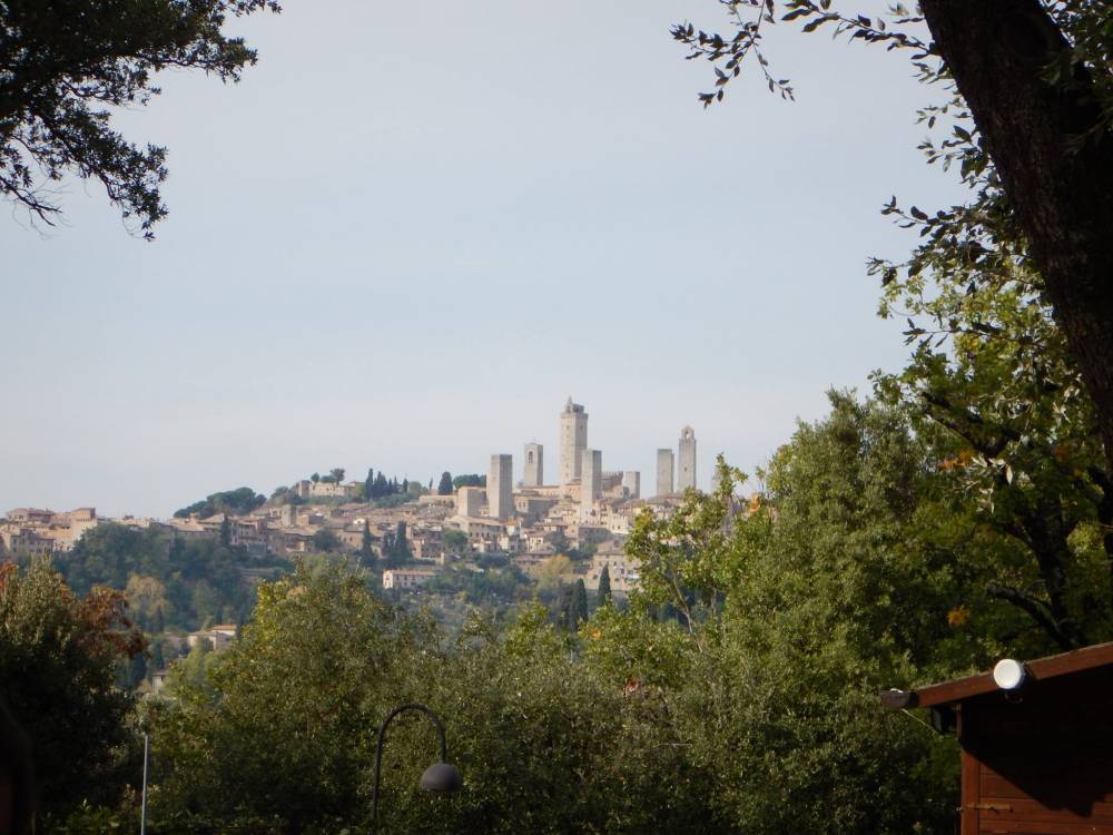 La splendida veduta di San Gimignano