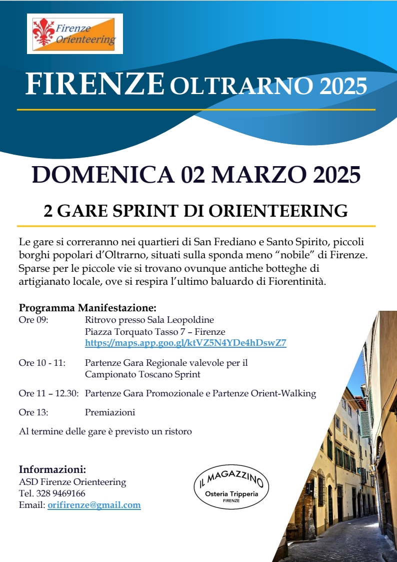 volantino firenze 2025 oltrarno orientwalking