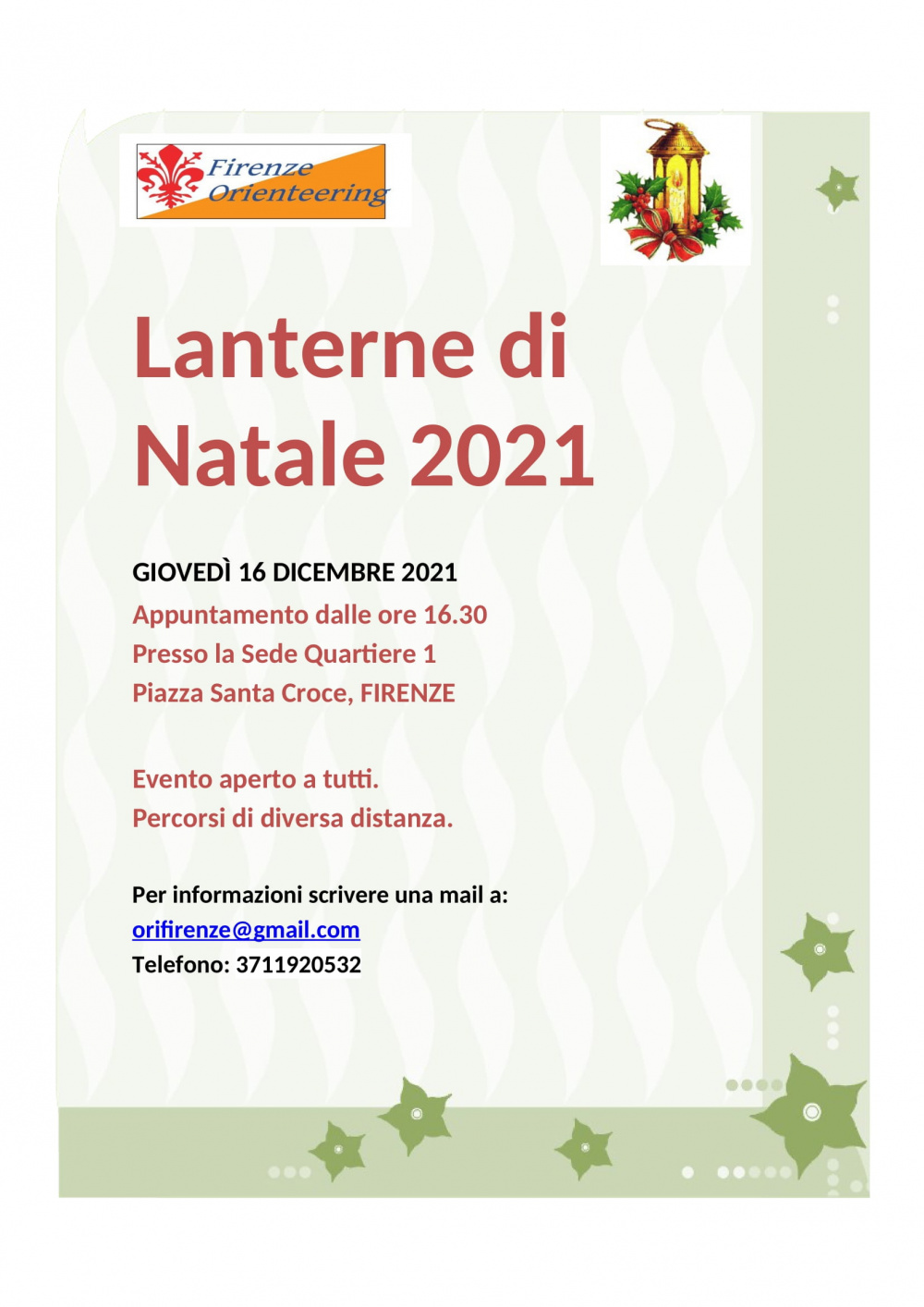 Volantino Lanterne di Natale 2021